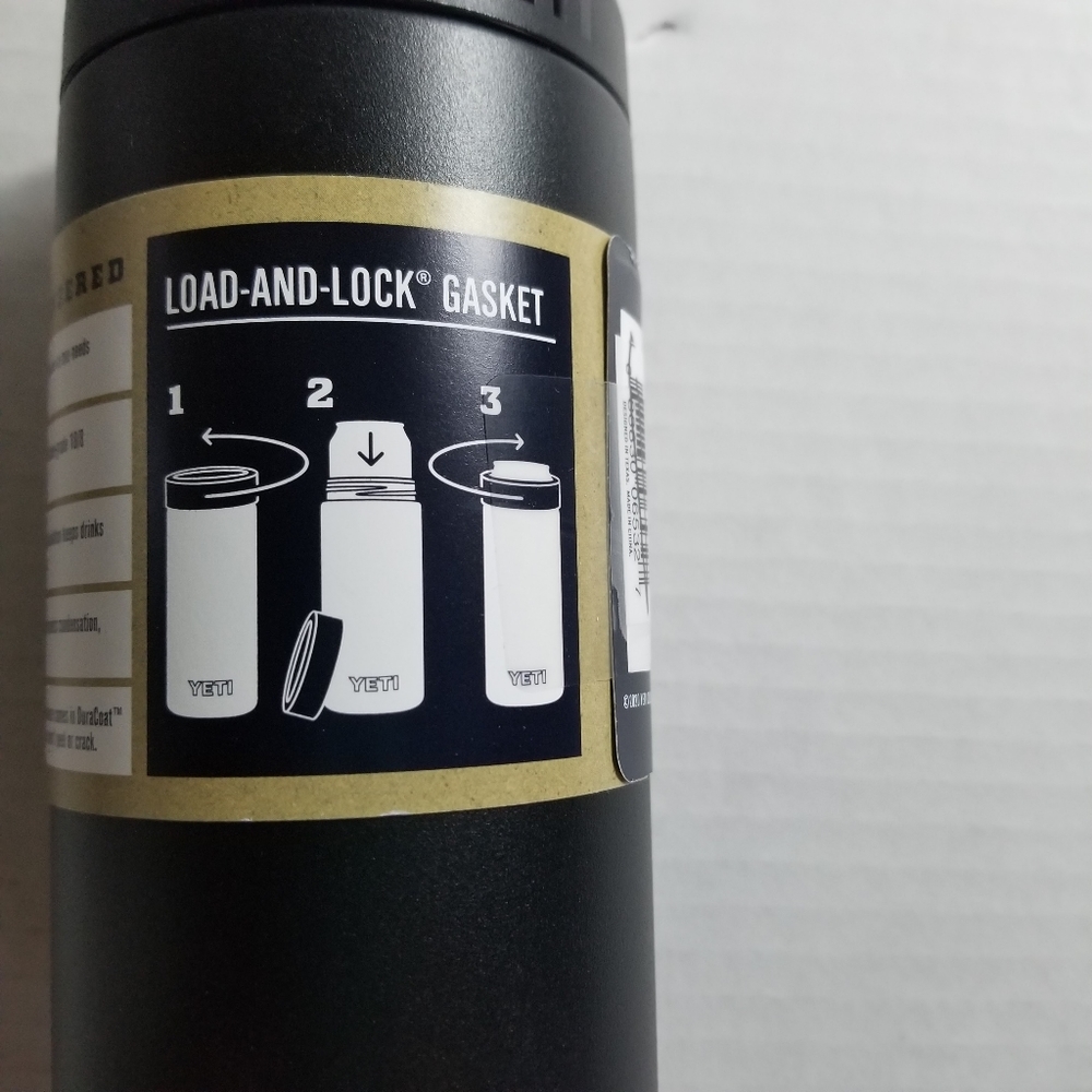 NEW YETI RAMBLER COLSTER SLIM CAN INSULATOR BLACK - Picture 5 of 11